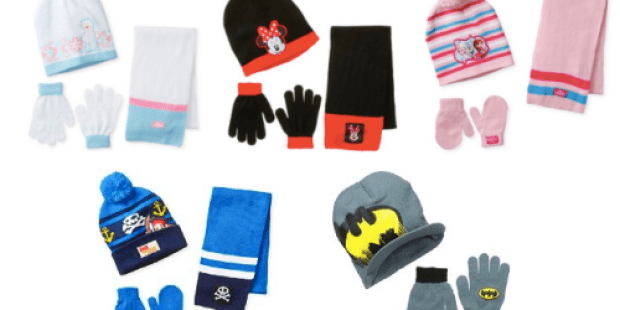 Amazon: Kid’s Character Hat, Gloves & Scarf Sets Only $5.51 – Frozen, Tinkerbell, Batman, Star Wars & More