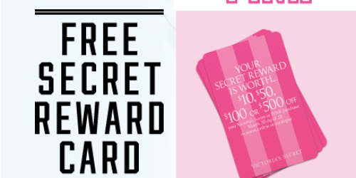 Victoria’s Secret: Free Secret Reward Cards for Pink Nation Members (How to Get Code Without Purchase)