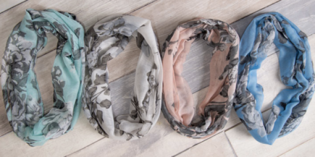 Spring Infinity Scarves Only $5.95 Shipped