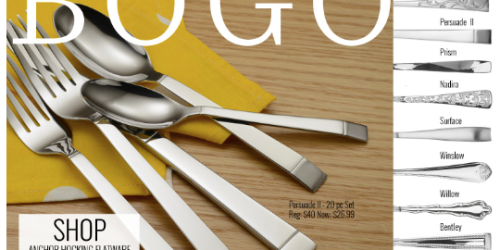 Oneida.com: 20-Piece Flatware Sets Only $11.47 Each (Regularly $40) & $2.99 Flat-Rate Shipping + More