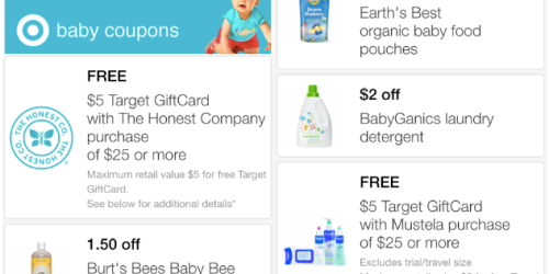 Target: New Baby Mobile Coupons (Save on Pampers, Burt’s Bees, Earth’s Best, Enfamil, & More!)