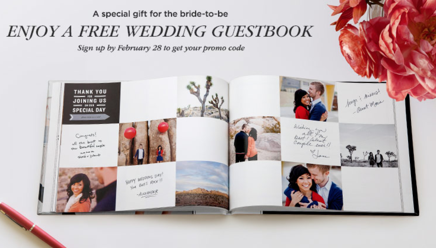 Shutterfly FREE Wedding Guestbook or Photo Book (Regularly 39.99