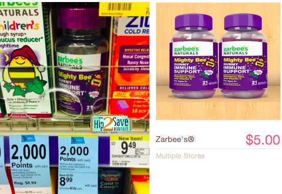 Walgreens Zarbee S Naturals Mighty Bee Gummy Immune Support As