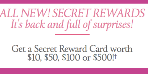 Victoria’s Secret: FREE Secret Reward Card with ANY $10+ Purchase Starts Today For Everyone