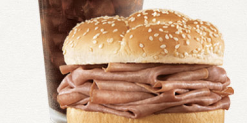 Arby’s: FREE Roast Beef Classic Sandwich with Drink Purchase Coupon (Sign up for Emails)