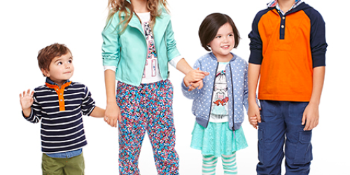 The Children’s Place: Extra 30% Off + Free Shipping (Extended!) = $5.04 Denim, $4.19 Cargo Shorts & More