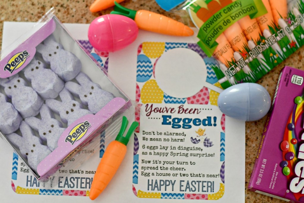 You've Been Egged (Free Printable Easter Idea)