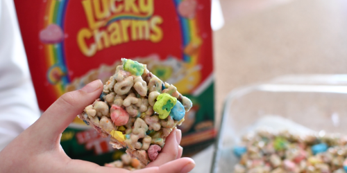 Make Gooey Lucky Charms Marshmallow Treats Using Only 3 Ingredients!