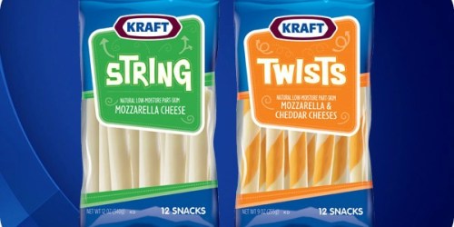 New $0.75/1 Kraft String Cheese Coupon (+ $1.50/2 Polly-O String Cheese Coupon)