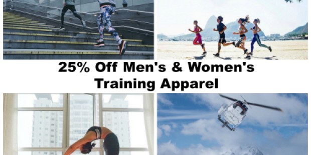 Adidas.com: 25% Off Men’s & Women’s Training Apparel = Nice Deals on Shorts, Sweatshirts & More