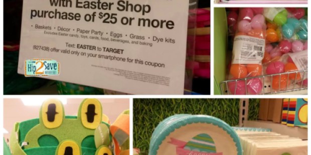 Target: FREE $5 Target Gift Card with $25 Easter Shop Purchase Mobile Coupon