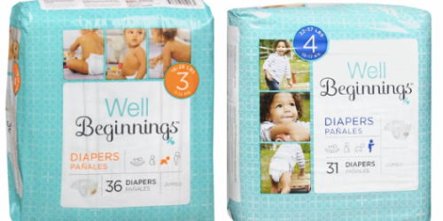 Walgreens: Well Beginnings Jumbo Pack Diapers Only $3.65 Each (Starting 3/29 – Print Coupons Now!)