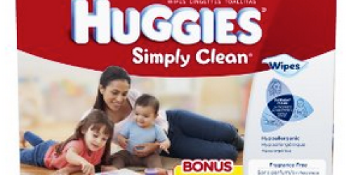 Amazon: Huggies Simply Clean Wipes 648-Count Box Only $9.37 Shipped (= 1¢ Per Wipe!)