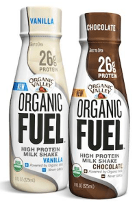 Organic Valley Organic Fuel shakes
