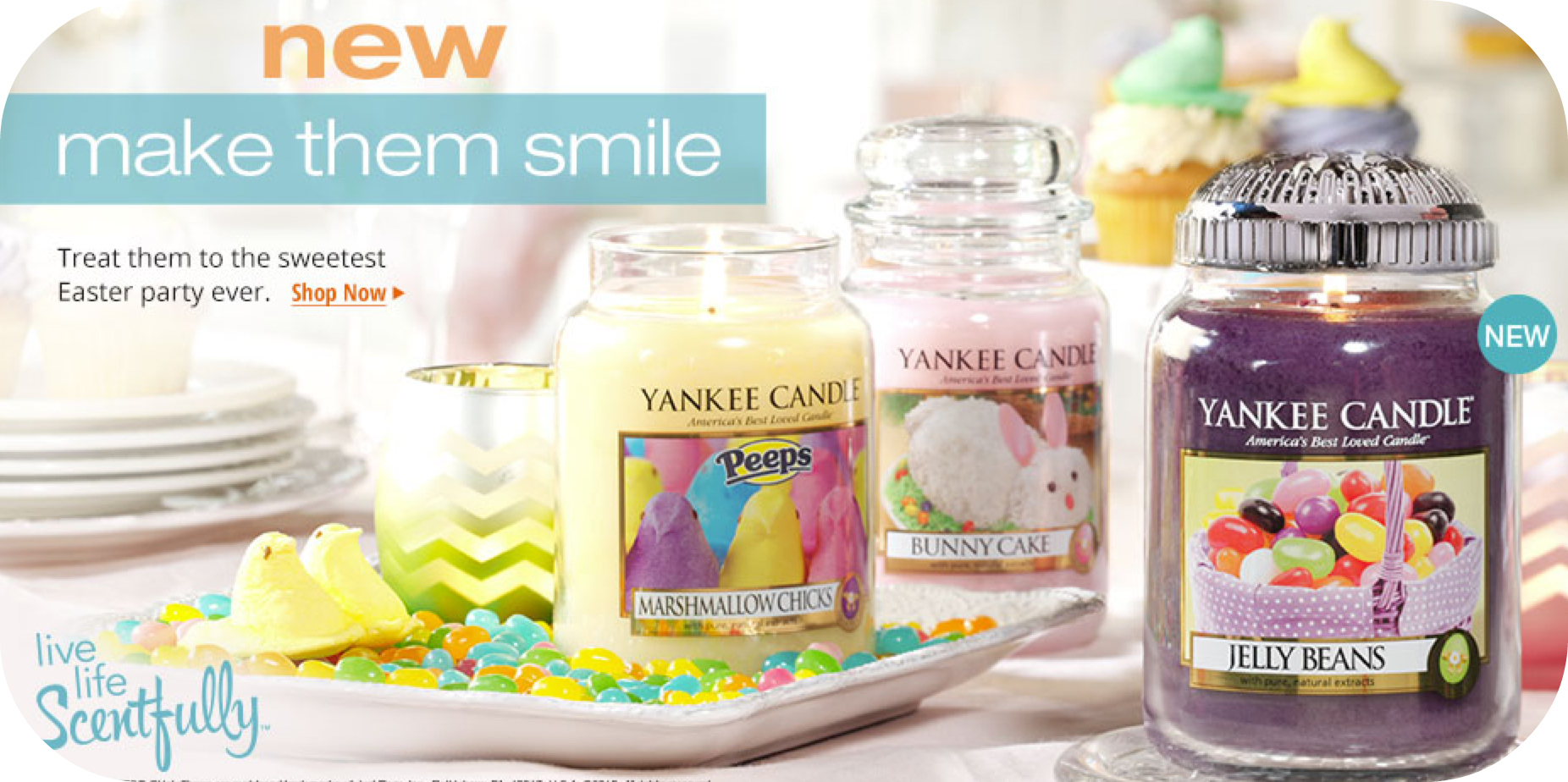 Yankee Candle Buy ANY 2 Jar, Tumbler or Vase Candles, Get 2 FREE