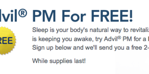 FREE 2-Count Sample of Advil PM