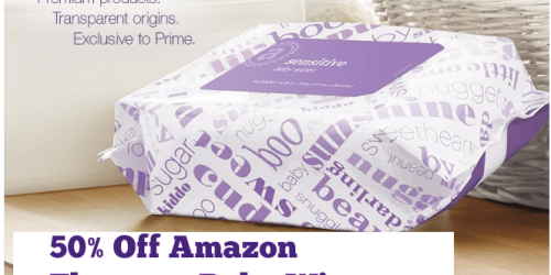 50% Off Amazon Elements Baby Wipes – As Low As 87¢ Shipped Per Pack (Amazon Prime & Mom Members)