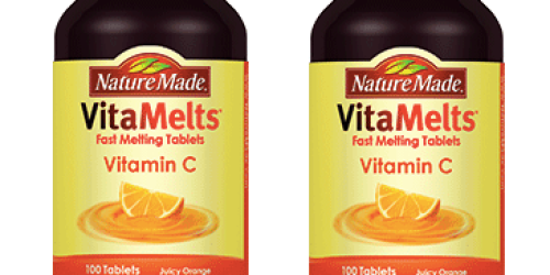 Walgreens: TWO FREE Bottles Nature Made Vitamin C VitaMelts Starting 3/15 (Print Your Coupons Now!)