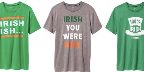 Old Navy: Men’s St. Patrick’s Day Tees Only $3.25 + FREE Shipping (Through Tonight ONLY!)