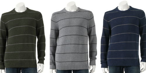 Kohl’s: THREE Men’s Croft & Barrow Sweaters as Low as $11.90 Shipped (Just $3.97 Per Sweater!)