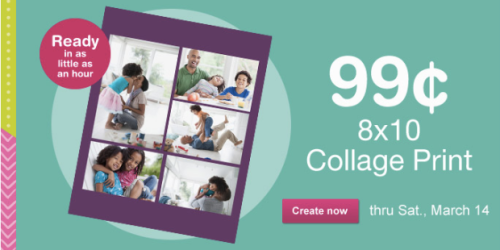 Walgreens Photo: 8×10 Collage Print Only $0.99 (Regularly $4.49) + FREE In-Store Pickup