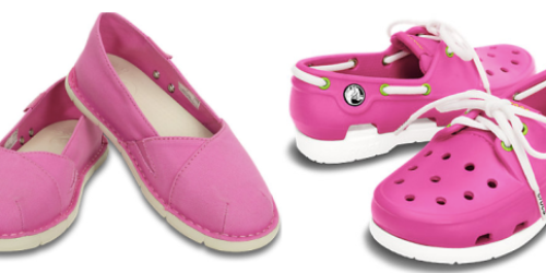Crocs: Extra 25% off Outlet Styles = Nice Deals on Slip-Ons, Boat Shoes, Flip Flops & More