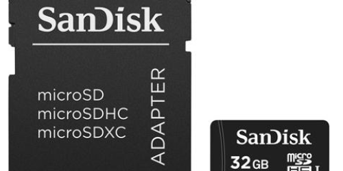 Walmart: SanDisk 32GB Class 10 MicroSD Card w/ Full SD Adapter ONLY $10 Plus Free Store Pick-Up