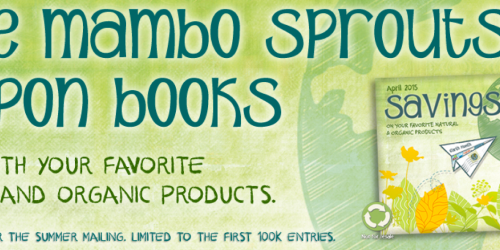 FREE Mambo Sprouts Coupon Booklet by Mail (Filled with Organic & All-Natural Product Coupons!)
