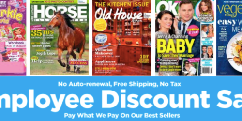 Weekend Magazine Sale: Horse Illustrated Only $6.71, Sparkle World $13.71 + Many More