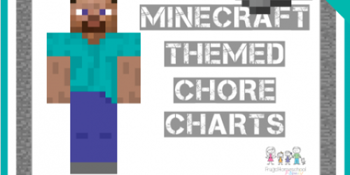 Educents: FREE Minecraft Themed Chore Charts
