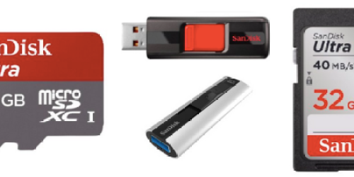 Amazon: Up to 40% Off SanDisk Memory Products Today Only (Flash Drives & Memory Cards)