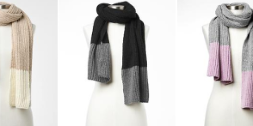 Gap.com: Additional 40% Off Sitewide = Colorblock Ribbed Scarf Only $10.79 (Reg. $39.95)