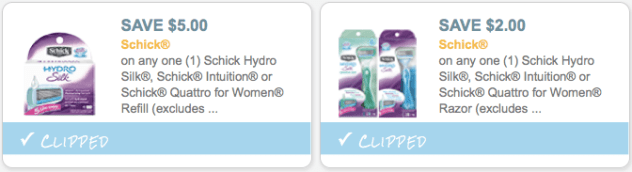 free printable schick razor coupons