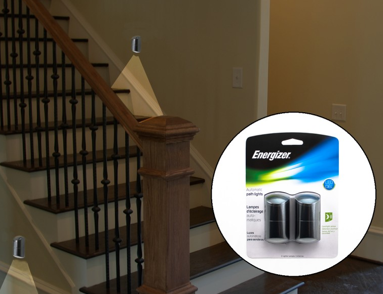 TWO Energizer LED Automatic Path Light with Sensors Only 7.99 (Reg