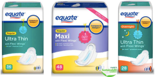 LOTS of Personal Care Coupons RESET (Including $1.50/1 Equate Maxi Pads, $2/1 Clean & Clear & More)