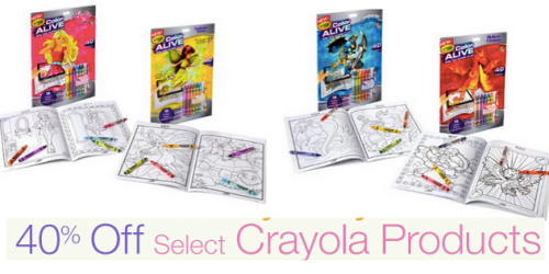 Amazon: 40% Off Crayola Products (Ends Tonight) = Great Deals on Markers, Silly Putty Eggs & More