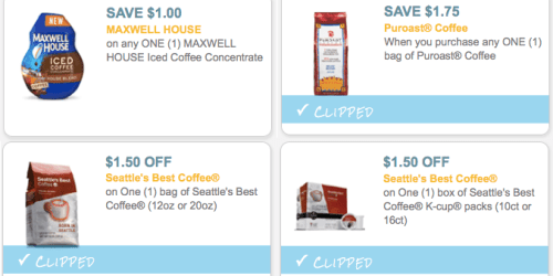 Coupons.com: Lots of Coffee Coupons Available to Print (Starbucks, Seattle’s Best, Maxwell & More)