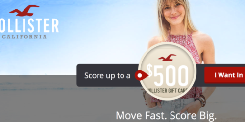 Hollister Promo Code Giveaway LIVE NOW (380 Win Promo Codes)