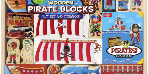 Highly Rated T.S. Shure ArchiQuest Wooden Pirate Blocks Play Set & Storybook Only $9.78 (Reg. $39.99)