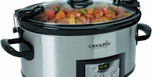 Amazon: Crock-Pot Programmable Cook and Carry 6-Quart Oval Slow Cooker $35.69 Shipped (Reg. $59.99)