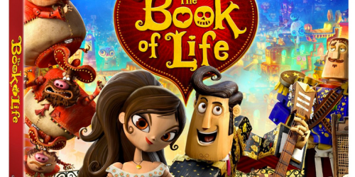 The Book of Life Blu-Ray + DVD + Digital HD Movie ONLY $14.99 (Reg. $39.99 – Fun Easter Basket Filler!)