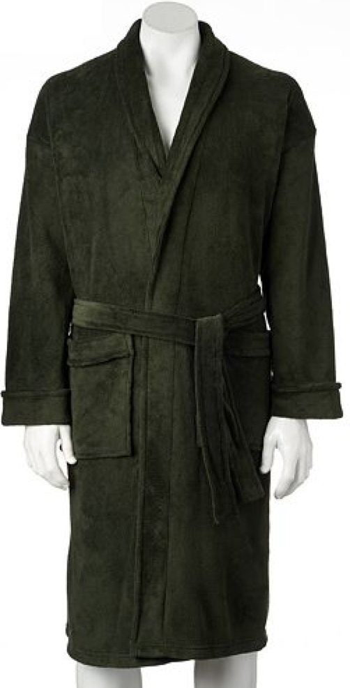 *HOT* Croft & Barrow Solid Plush Men's Robe Only 3.50