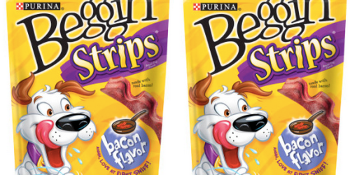 New $2/2 Purina Beggin’Brand Dog Snacks Coupon = Only 80¢ Per Bag at Target
