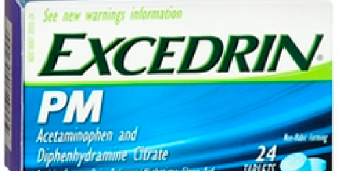 Walmart: Excedrin PM 24ct Tablets Only $1.14