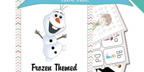 FREE *FROZEN* Themed ABC & Math Download