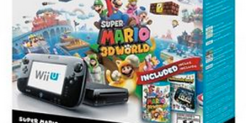 Nintendo Wii U Deluxe Set: Super Mario 3D World and Nintendo Land Bundle Only $259.99 Shipped.