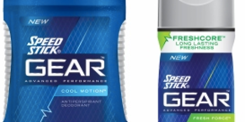 *NEW* $2/1 Speed Stick GEAR Coupon