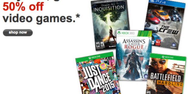 Target: Buy 1 Get 1 50% Off Select Video Games