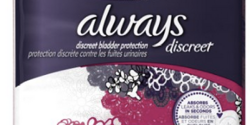 Always Discreet Liners 44-Count Only $1.79 Shipped (+ Always Infinity Pads 16-Count $1.94 Shipped)