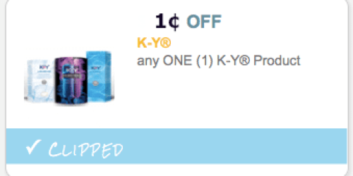 *RARE* 1¢ Off K-Y Brand Product Coupon